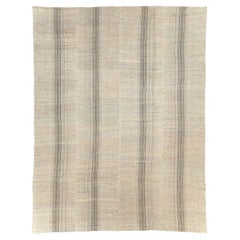 Mid-20th Century Handmade Turkish Flatweave Kilim Room Size Carpet
