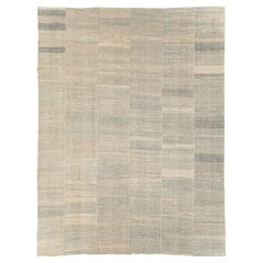 Mid-20th Century, Handmade Turkish Flatweave Kilim Room Size Carpet