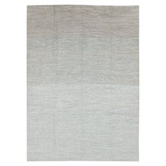 Mid-20th Century Handmade Turkish Flatweave Kilim Room Size Carpet in Grey