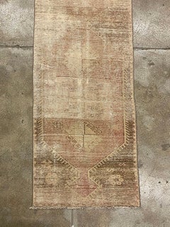 Mid-20th Century Handmade Turkish Runner from Silk Road Rug Inc Collection