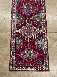 Mid-20th Century Handmade Turkish Runner from Silk Road Rug Inc Collection