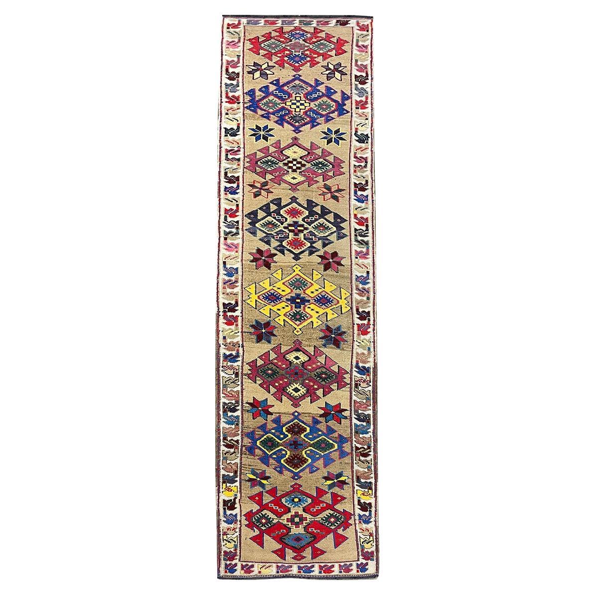 Handgefertigter türkischer Läufer aus Seiden- Road Rug Inc-Kollektion aus der Mitte des 20. Jahrhunderts
