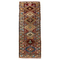 Tapis de couloir turc fait main du milieu du 20e siècle de la collection Road Rug Inc