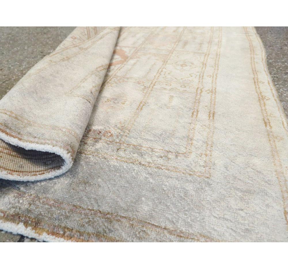 Mid-20th Century Handmade Turkish Sivas Runner For Sale 3