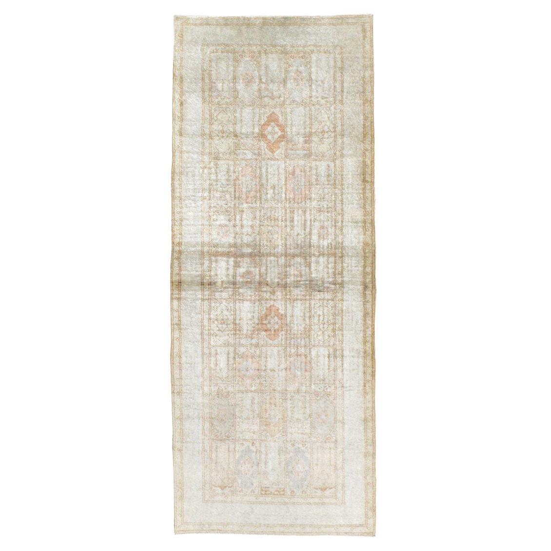 Mid-20th Century Handmade Turkish Sivas Runner For Sale