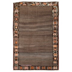 Vintage Mid-20th Century Handmade Turkish Tribal Room Size Carpet