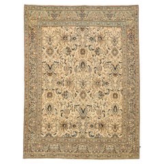 Mid-20th Century Handwoven Persian Rug Tabriz Design