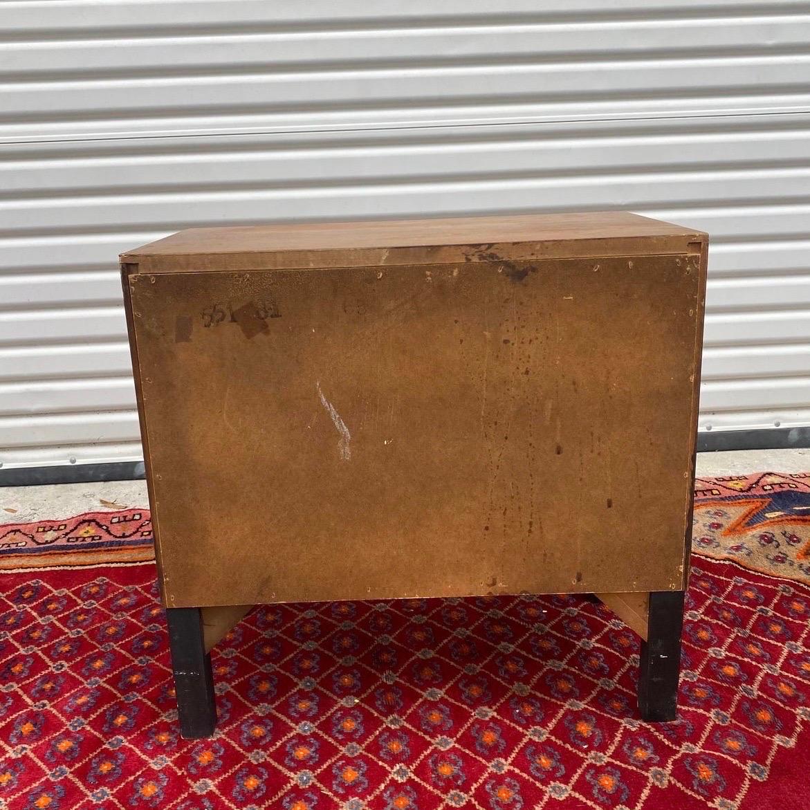 Mid-20th Century Harvey Probber Style 3 Drawer Small Chest For Sale 2