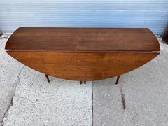 Mid- 20th Century Heritage-Henredon Drop-Leaf Walnut Table