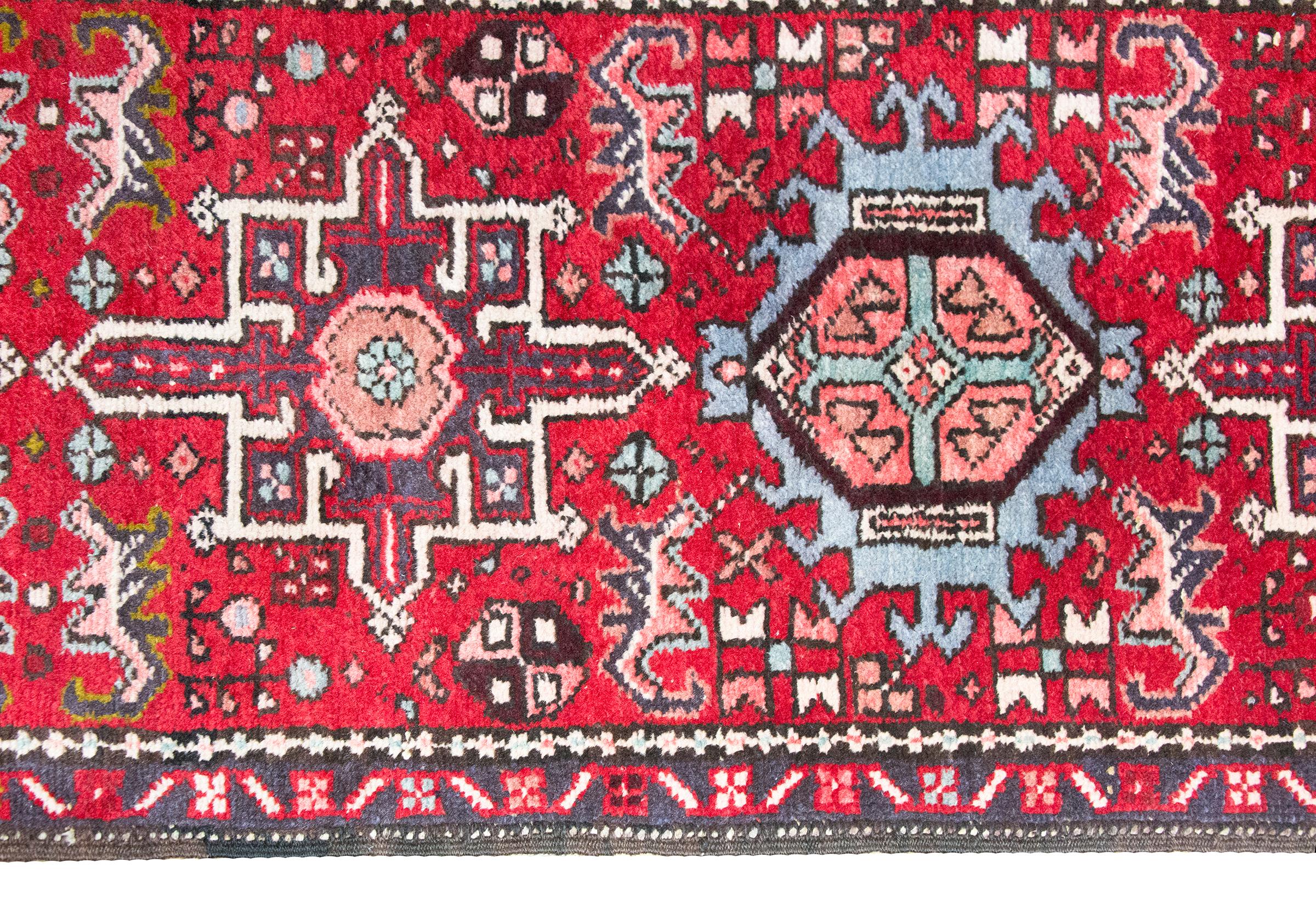Persian Mid-20th Century Heriz Runner For Sale