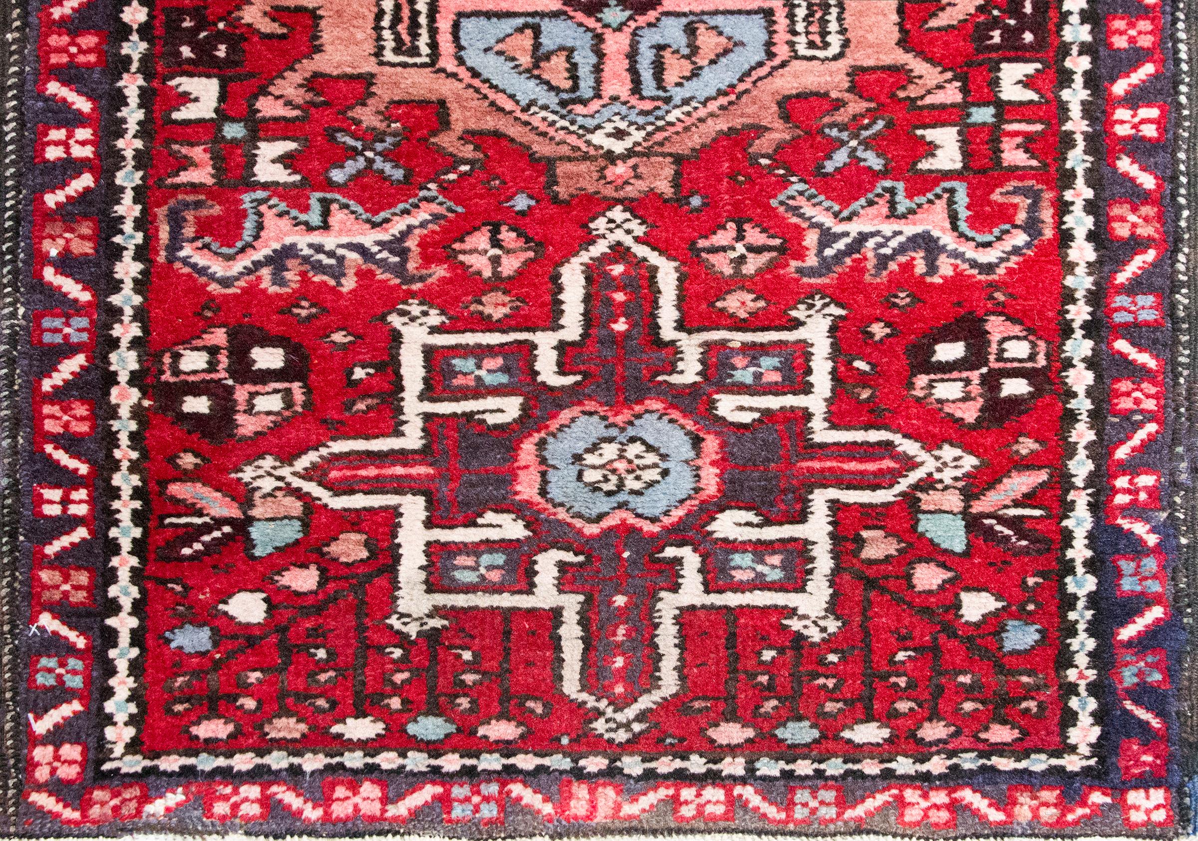 Mid-20th Century Heriz Runner For Sale 1