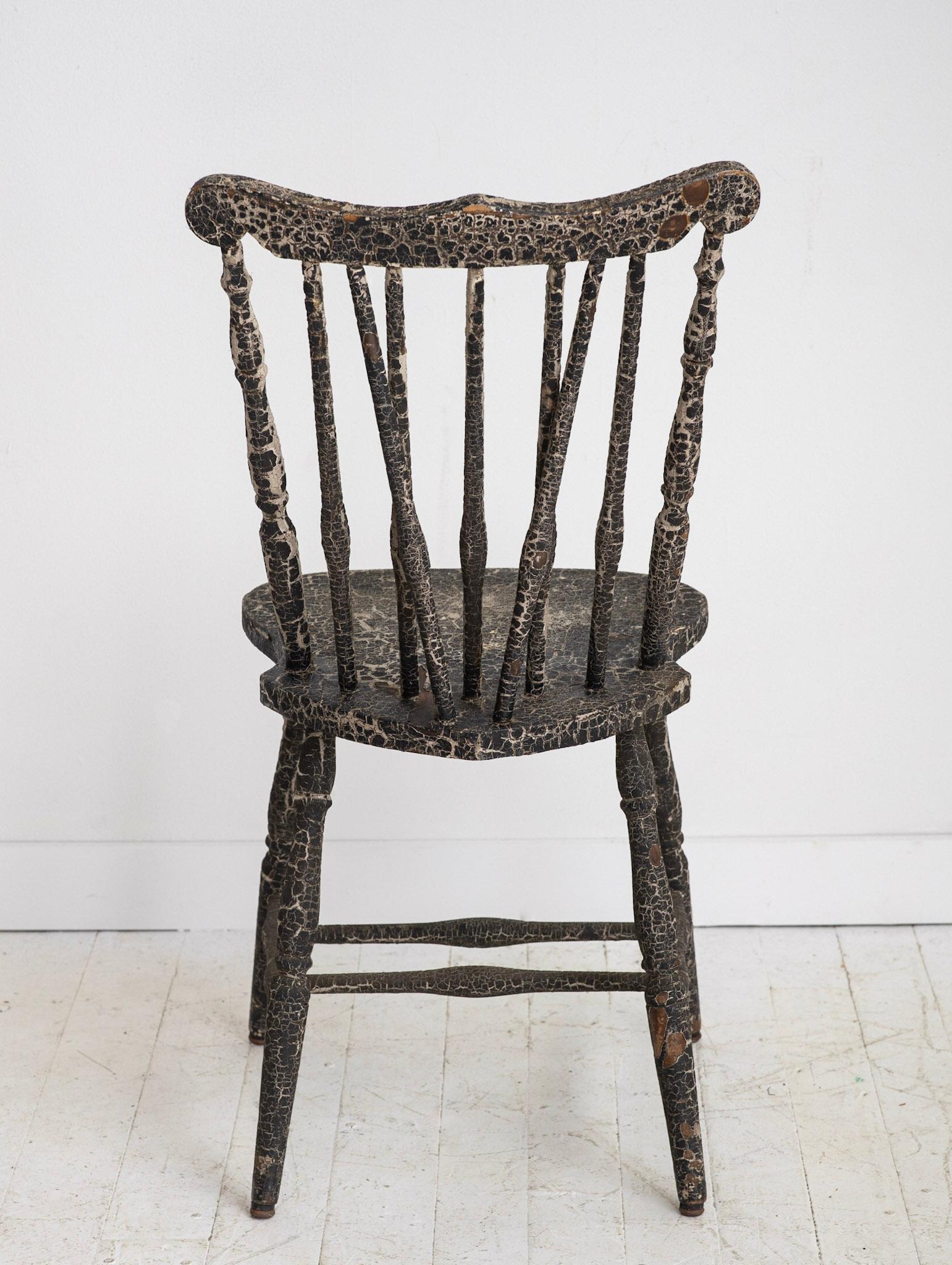 American Mid 20th Century Highly Patinaed Rustic Chair