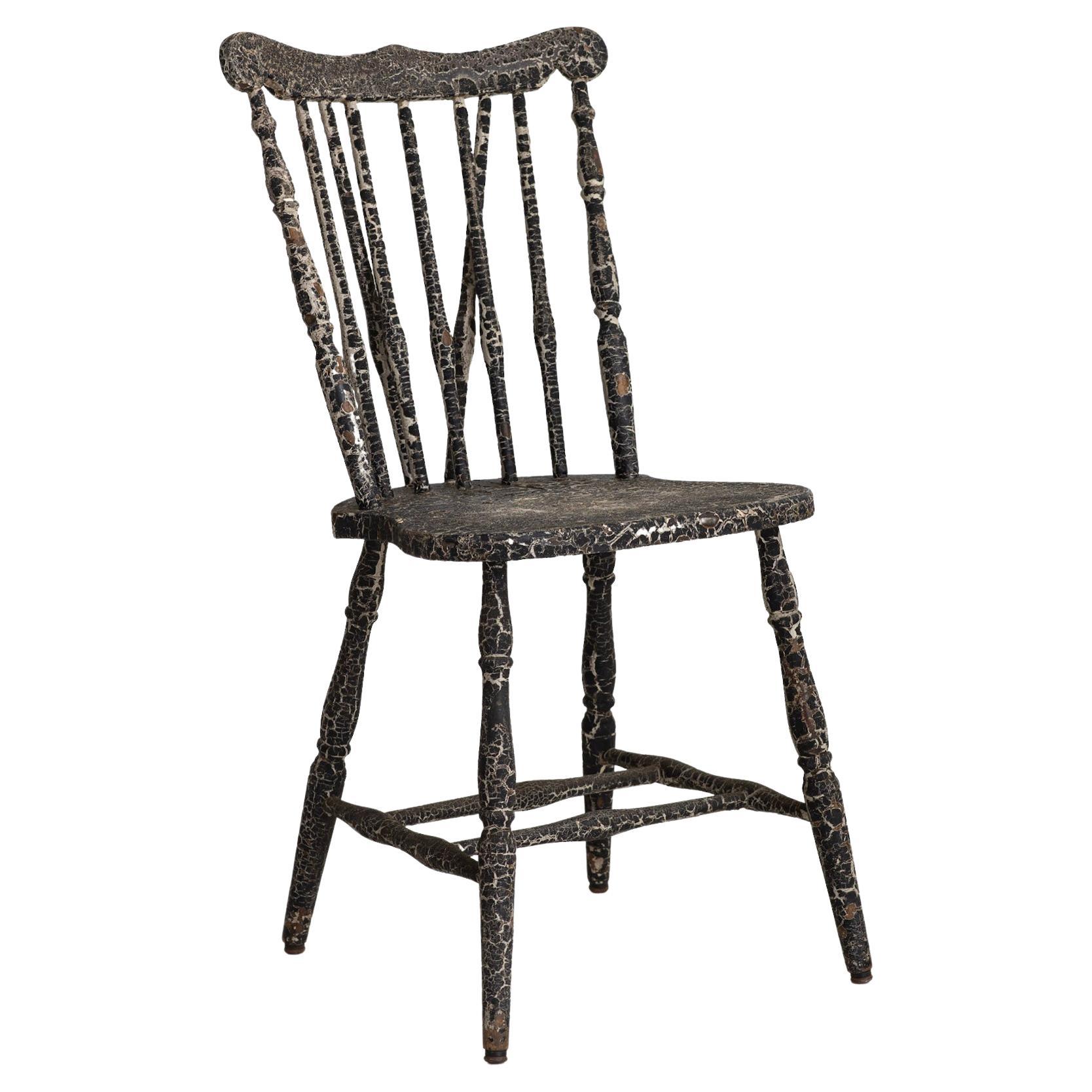 Mid 20th Century Highly Patinaed Rustic Chair For Sale at 1stDibs