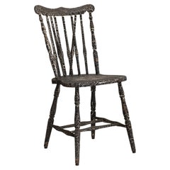 Mid 20th Century Highly Patinaed Rustic Chair