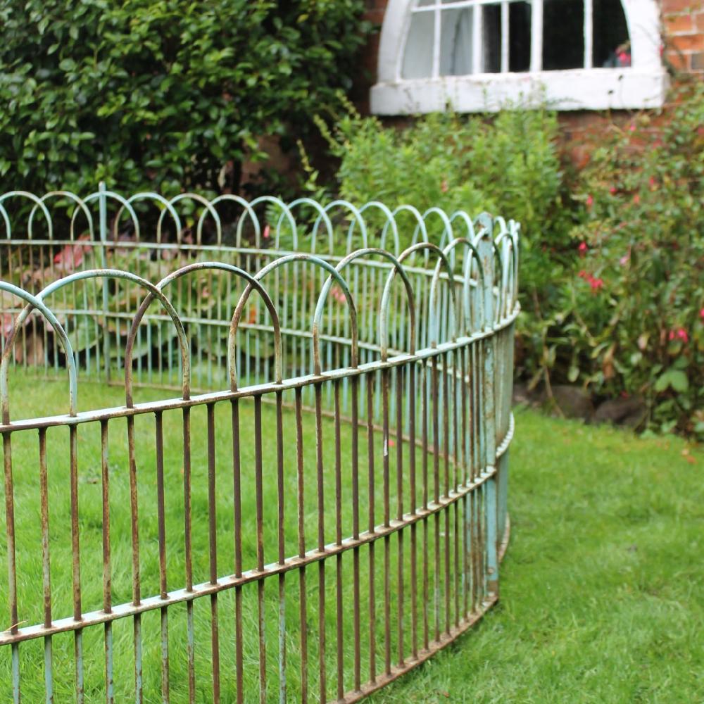 British Mid-20th Century Hooped Iron Raised Bed or Pond Surround