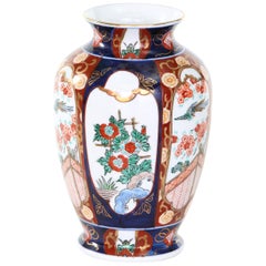 Mid-20th Century Imari Porcelain Decorative Vase