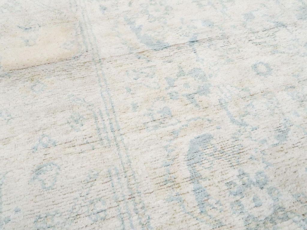 Indiano Tappeto Agra in cotone indiano della metà del XX secolo in vendita