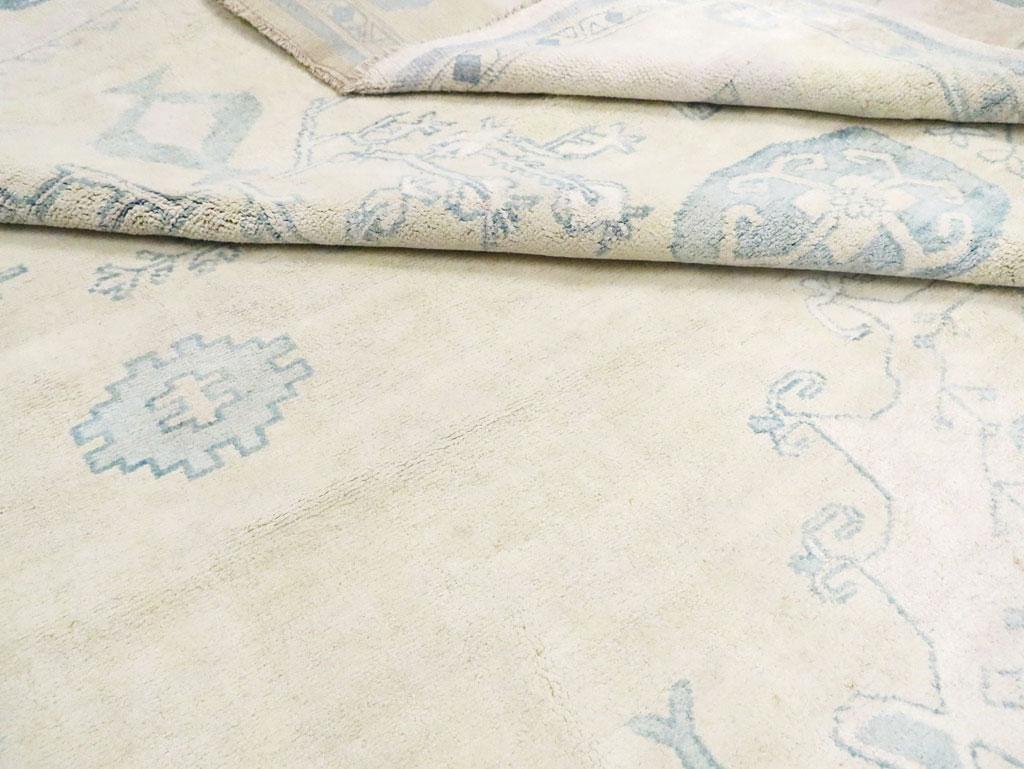 Tappeto Agra in cotone indiano della metà del XX secolo in vendita 1
