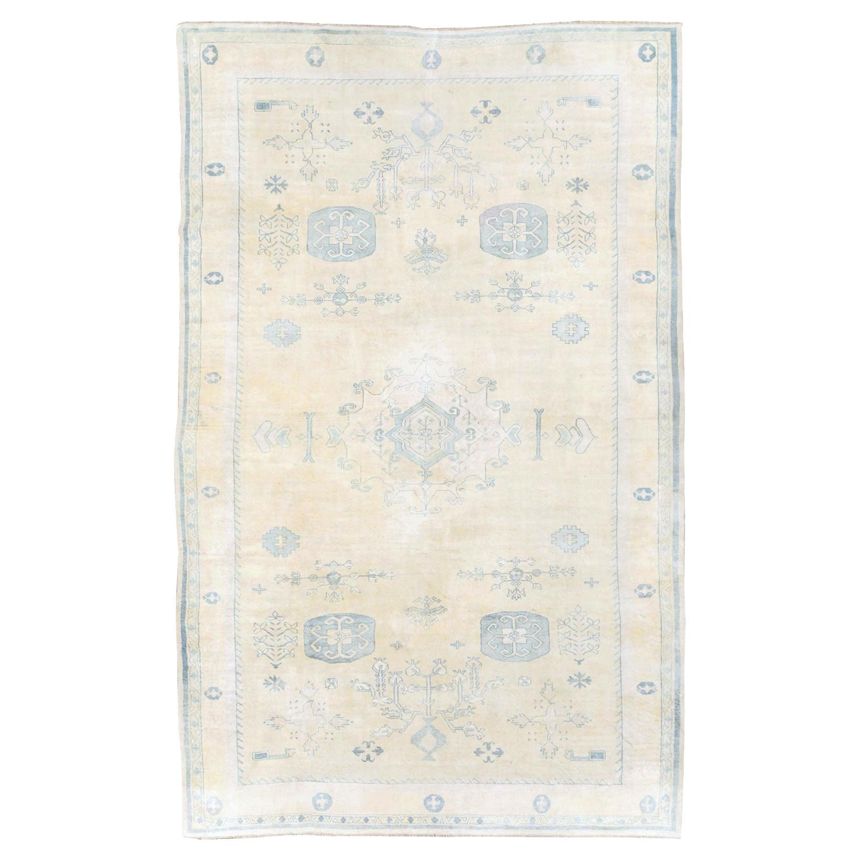 Mid-20th Century Indian Cotton Agra Carpet