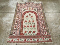 Galerie Shabab Collection Mid-20th Century Indian Cotton Agra Throw Rug