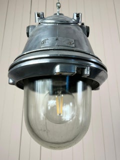 Mid 20th Century Industrial Salvaged Mine Lights