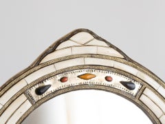 Mid-20th Century Inlaid Moroccan Mirror