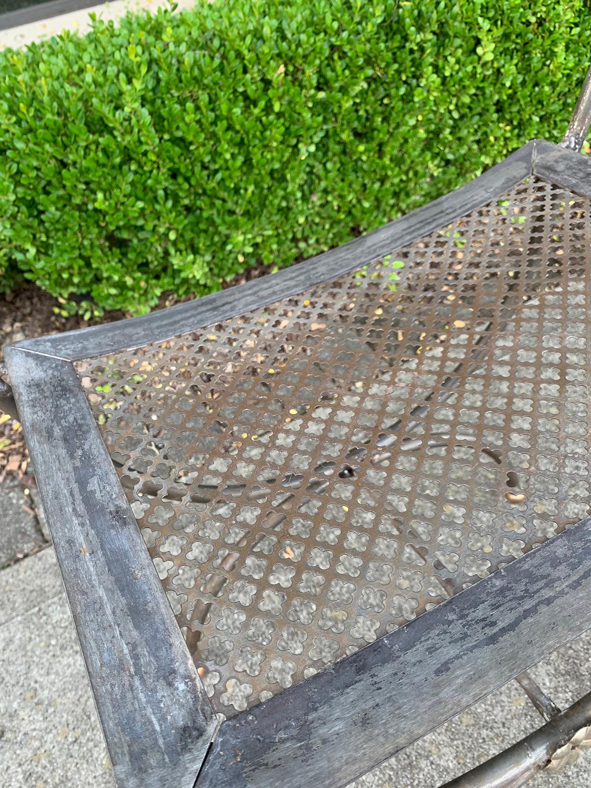 Mid-20th Century Iron Window Bench 3