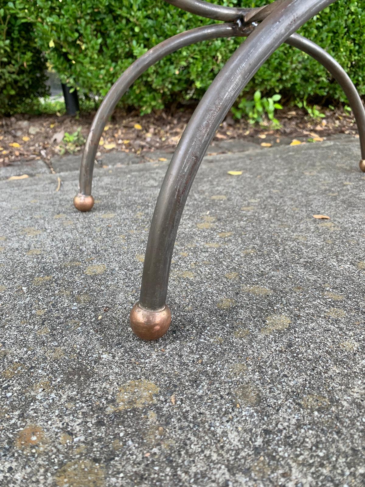 Mid-20th Century Iron Window Bench 5