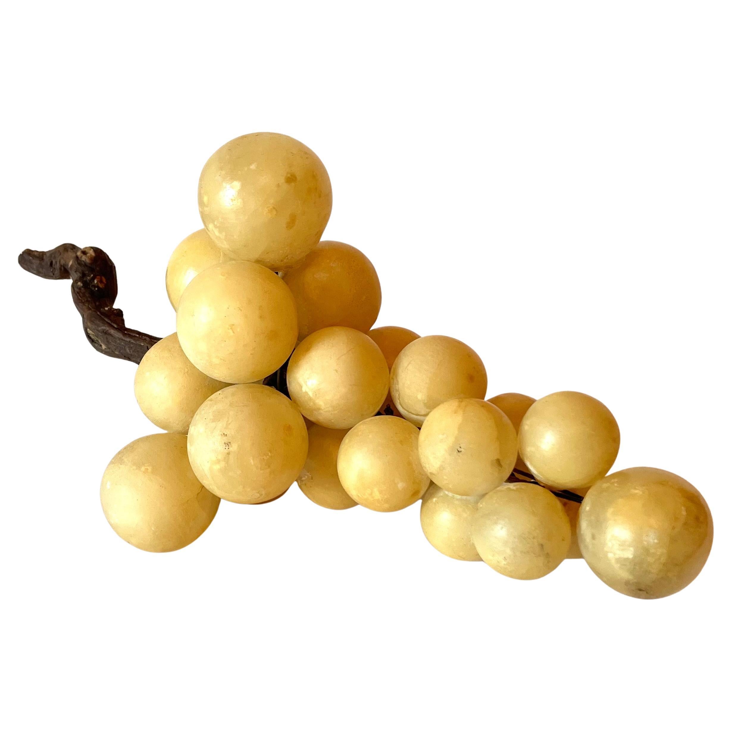 Mid-20th Century Italian Alabaster Grape Cluster, Sold by Svenskt Tenn For Sale