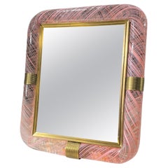 Mid 20th Century Italian Art Glass Picture Frame for Venini by, Carlo Scarpa