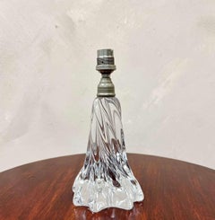 Mid 20th Century Italian Bacarrat Crystal Table Lamp
