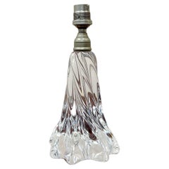 Mid 20th Century Italian Bacarrat Crystal Table Lamp