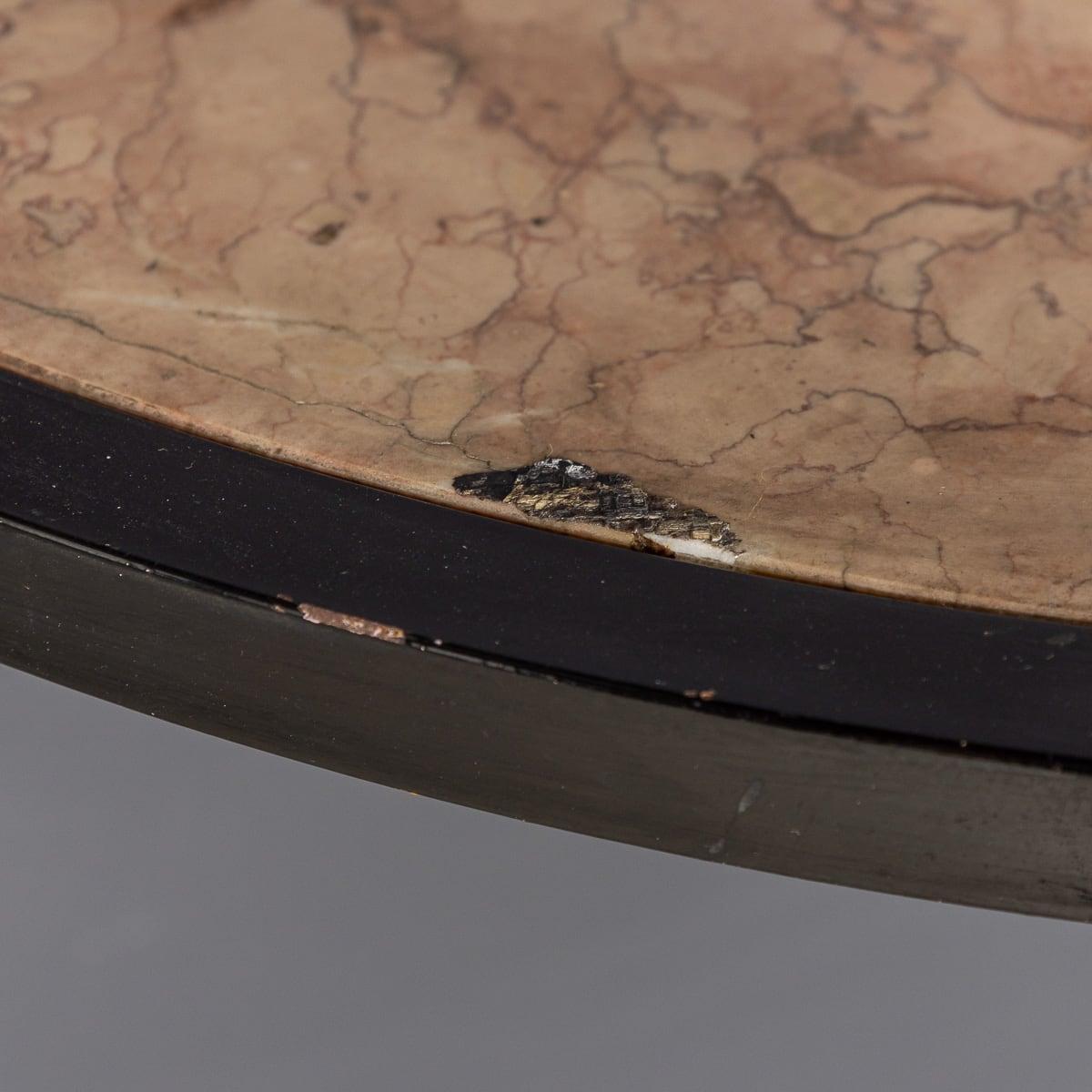 Miroir à cadre en métal noir et console en laiton, Italie, milieu du XXe siècle, c.1950 en vente 2