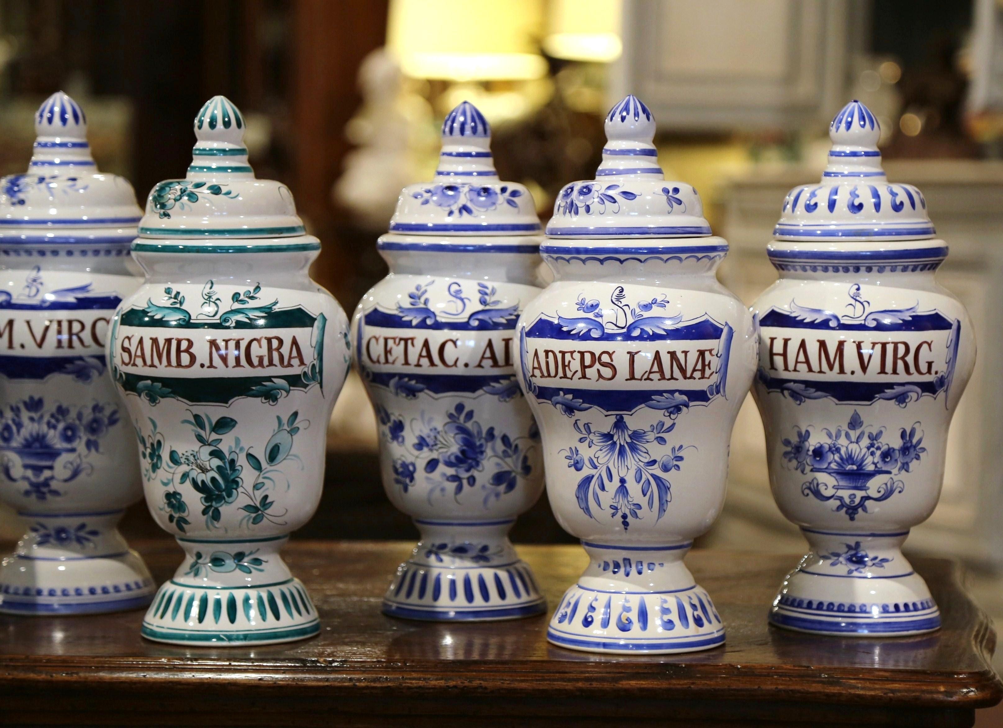 apothecary jars ceramic