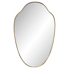 Mid-20th Century Italian Brass Mirror