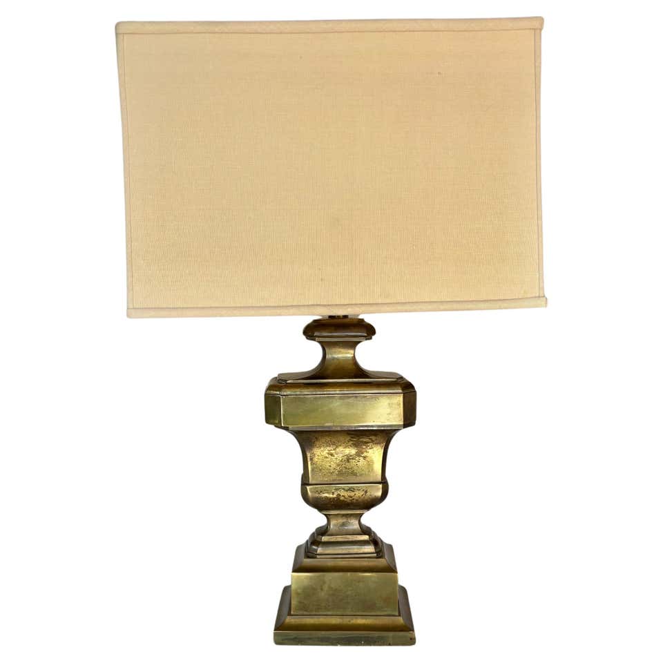 20th Century American Brass Scroll Table Lamp For Sale at 1stDibs ...