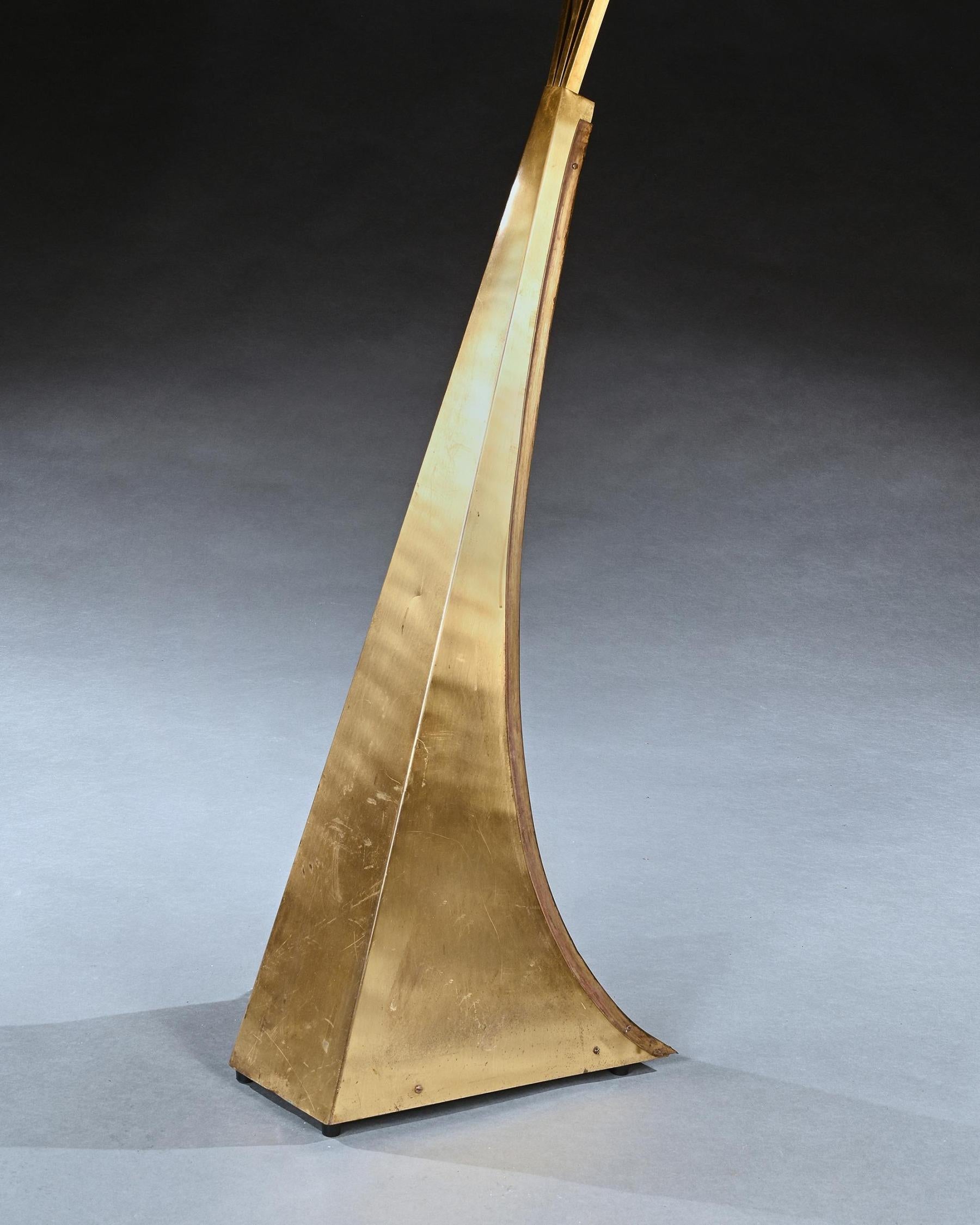 Mid-20th Century Italian Brass Three Arm Floor Lamp, 1960 For Sale 6