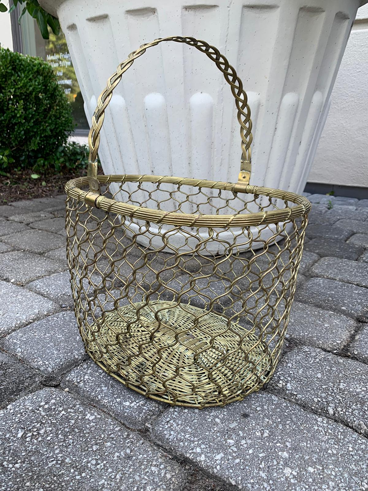 braided handle basket