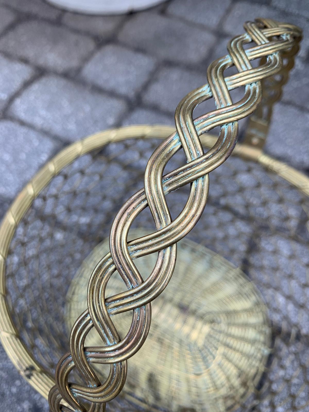 braided brass wire