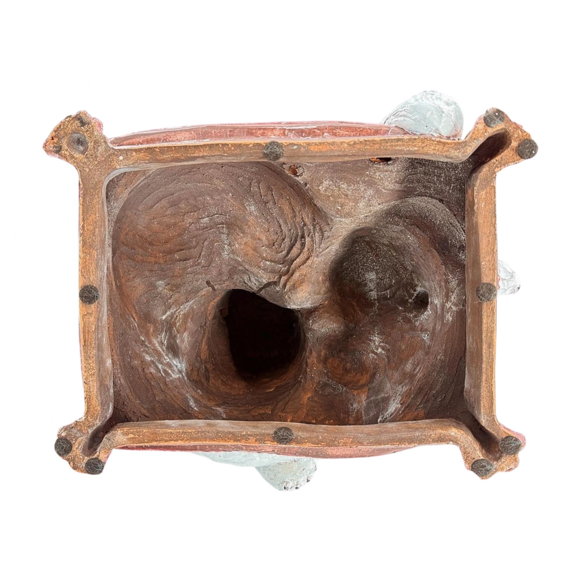 Gatti su cuscino in ceramica Ceccarelli della metà del XX secolo in vendita 4