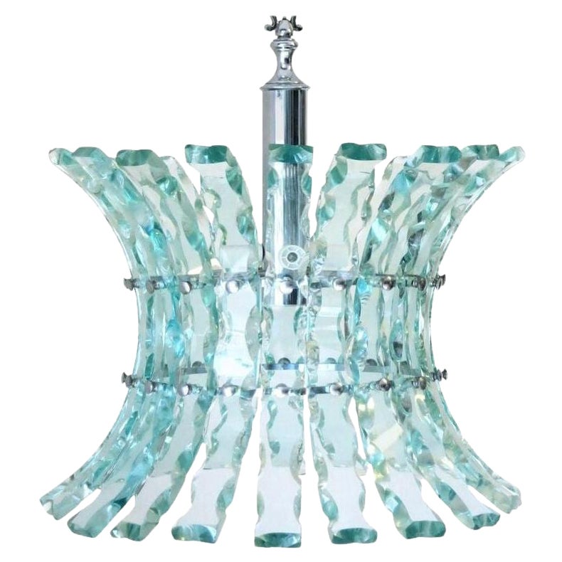 Mid-20th Century Italian Chandelier Designed By Zero Quattro, 1960
s. For Sale