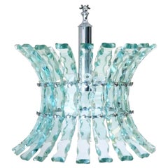 Mid-20th Century Italian Chandelier Designed By Zero Quattro, 1960's.