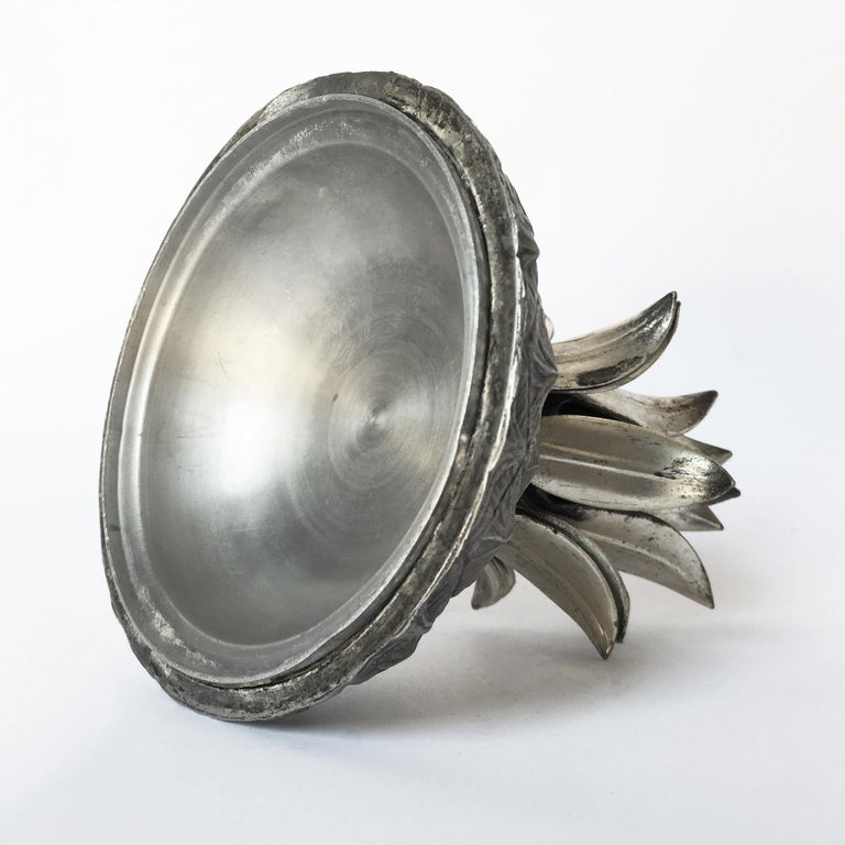 Mid-20th Century Italian Design Pineapple Ice Bucket in Pewter by Mauro Manetti For Sale 10