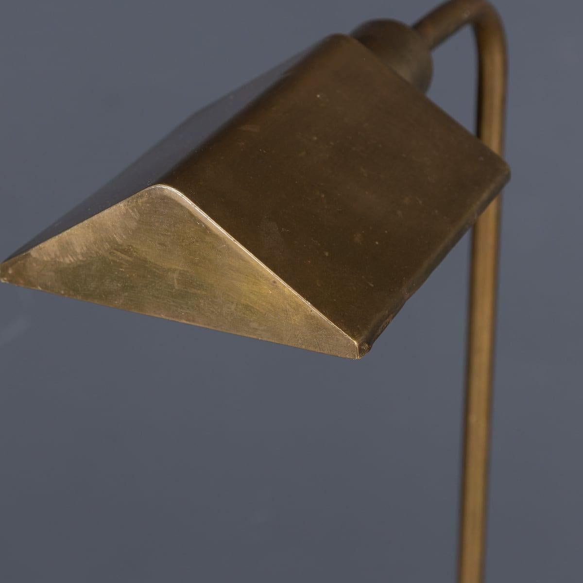 Mid 20th Century Italian Floor Standing Brass Reading Light c.1950 6