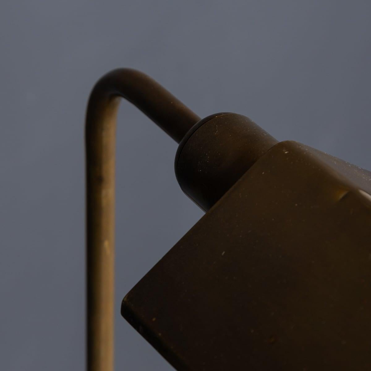 Mid 20th Century Italian Floor Standing Brass Reading Light c.1950 9
