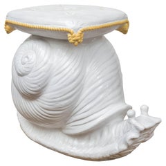 Mid-20th Century Italian Garden Stool of a Snail, circa 1960