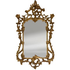 Mid-20th Century Italian Giltwood Mirror