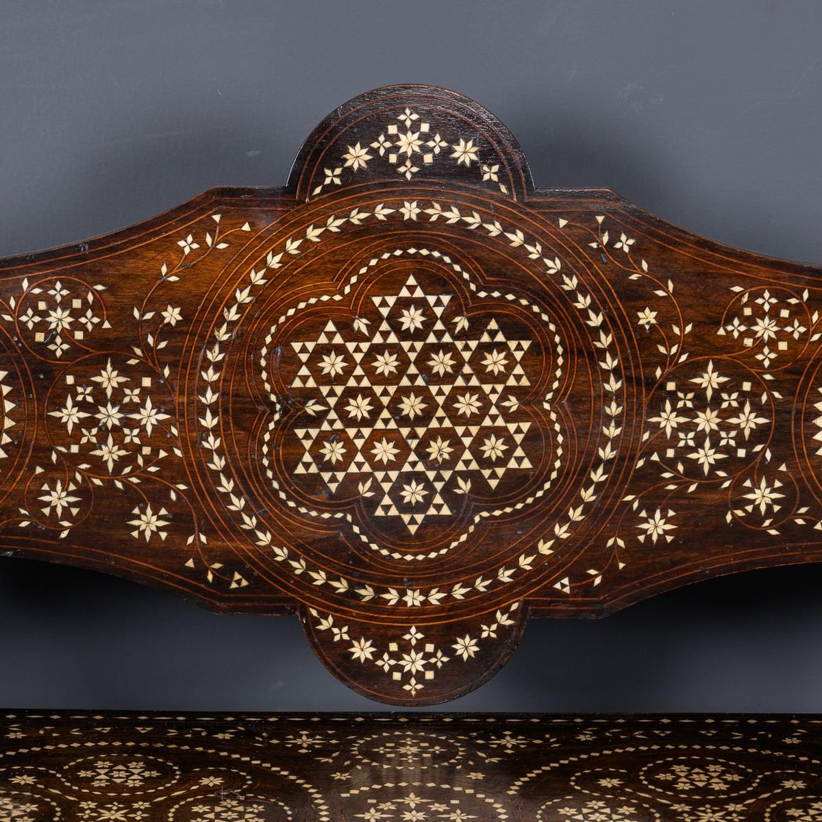 Mid 20th Century Italian Inlaid Hardwood Savonarola Chair For Sale 2