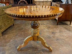 Mid 20th Century Italian Inlaid Sorrento Table