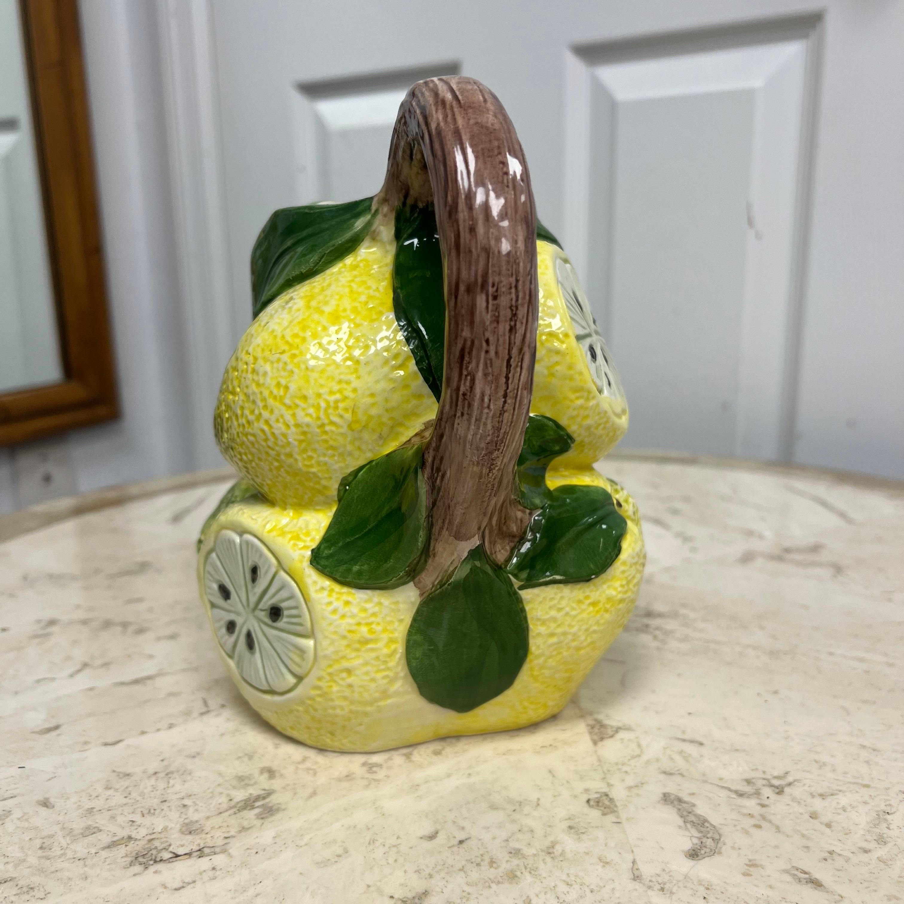 Mid-20th Century Italian Lemon Pitcher For Sale 1